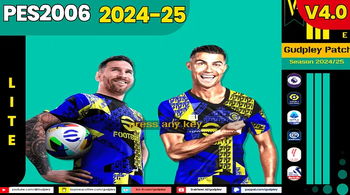 PES 2006 - Gudpley Patch Season 2025 V.4 Lite Edition (PC) product image (1)