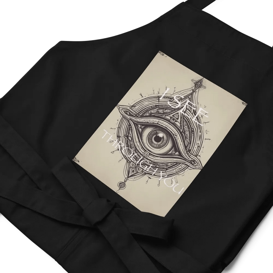 I See Through You Organic apron product image (7)