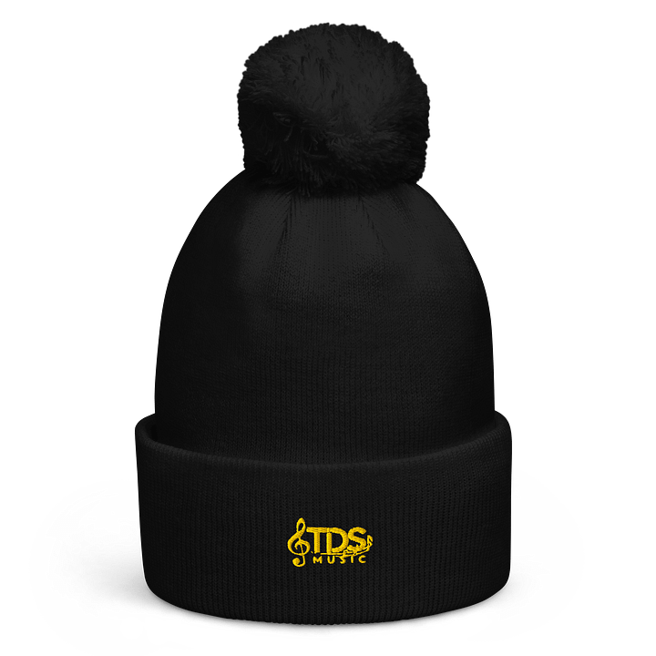 TDS Music Beechfield Pom-Pom Beanie - Stylish Winter Hat with Musical Design product image (1)