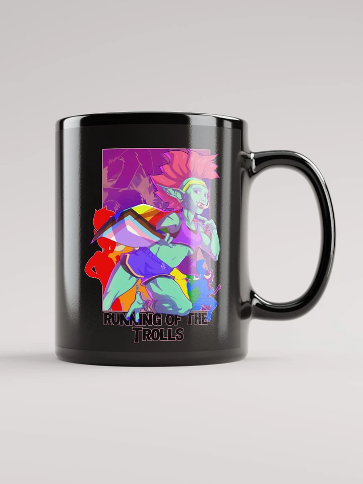 Troll Racer Black Mug - by Eggu product image (1)