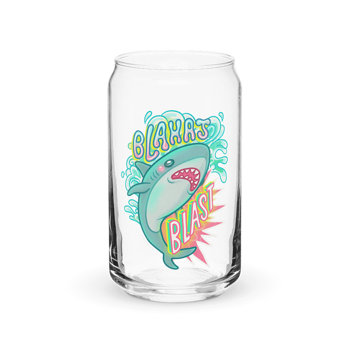 Blahaj Blast Can-Shaped Glass product image (2)