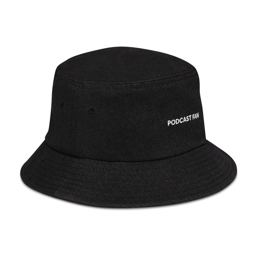 Podcast Fan Denim Bucket Hat product image (3)