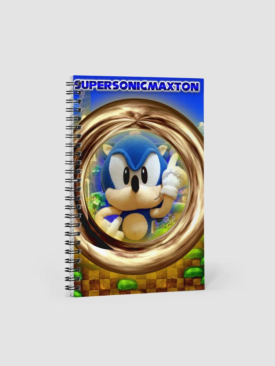 SuperSonicMaxton Spiral Notebook product image (1)
