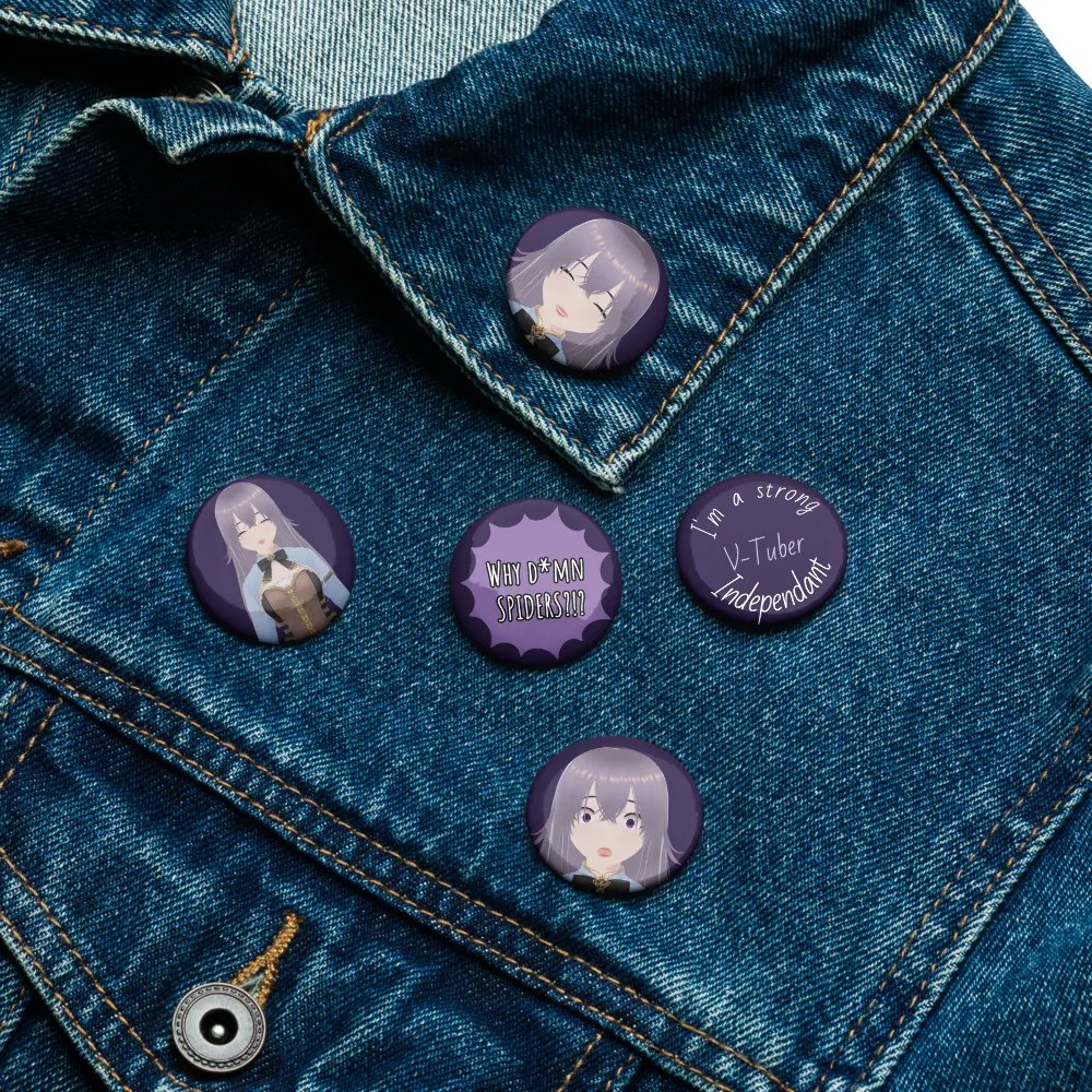 Virtual Vibe Pin Button Set product image (16)