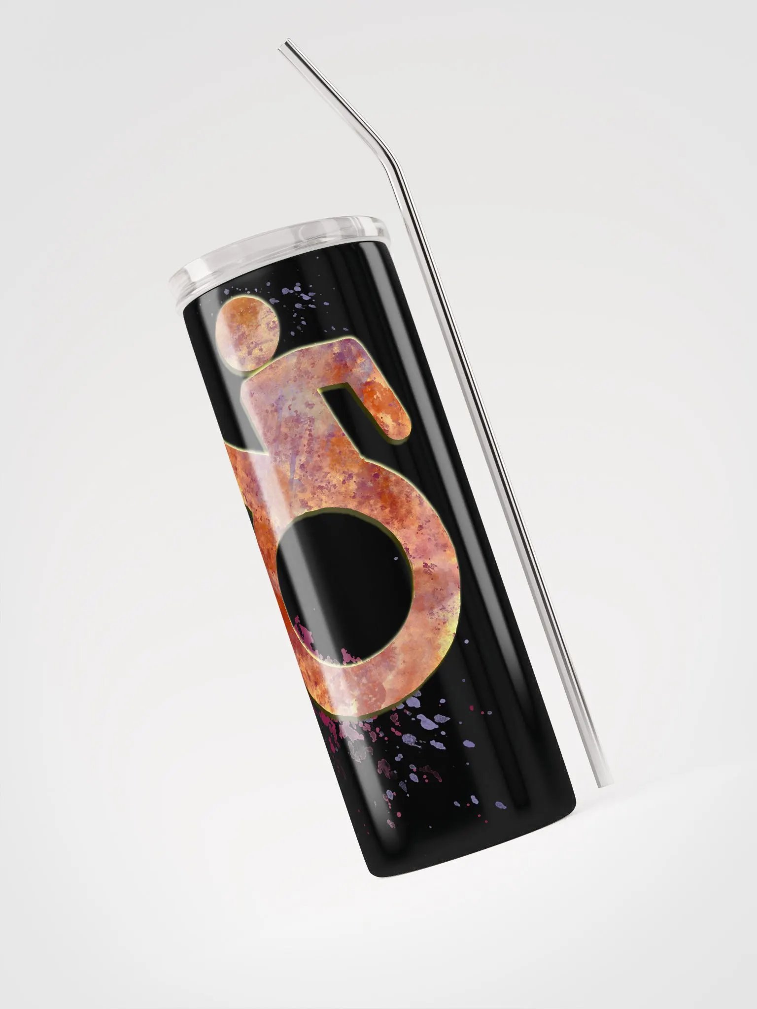 Wheelie, Orange Splash SS Tumbler product image (3)