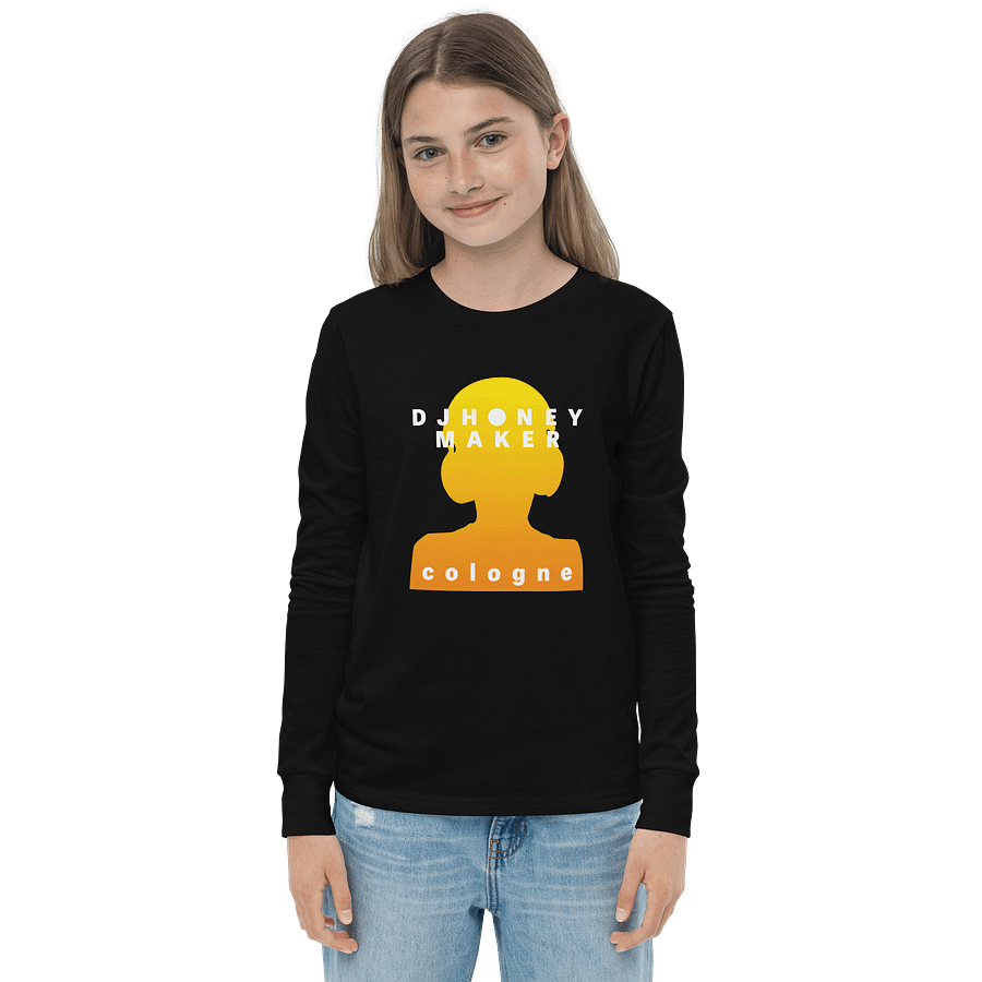 DJHoneyMaker Cologne Youth Long Sleeve T-Shirt product image (1)