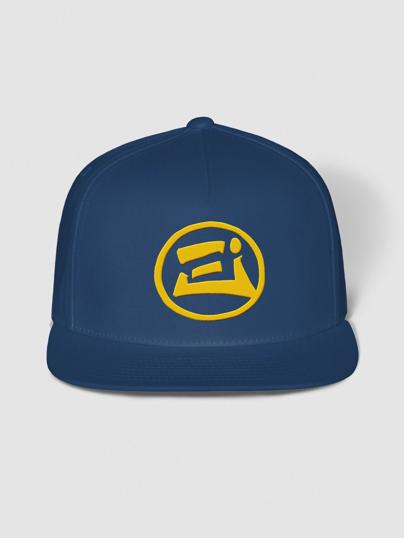Blue and Yellow (Dubs) EJI Logo Snapback Cap product image (1)