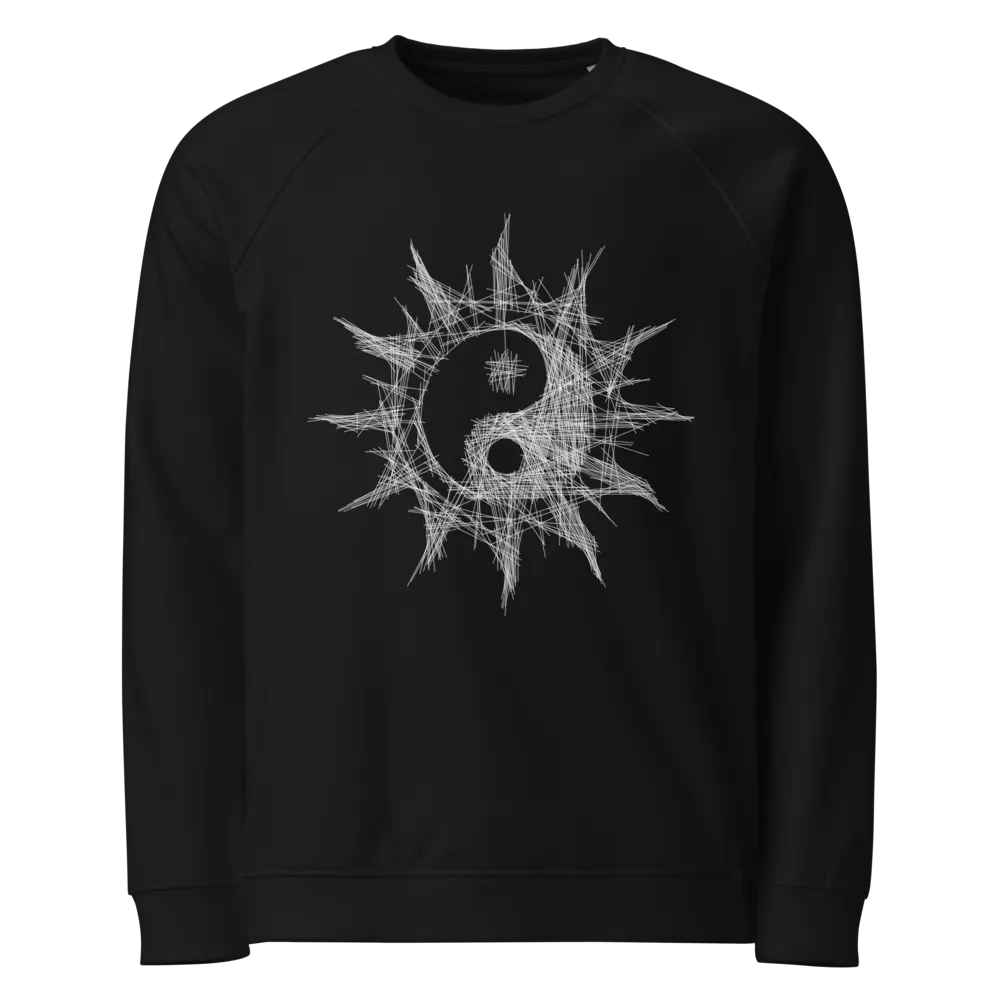 Yin-Yang Sunburst Organic Sweatshirt product image (1)