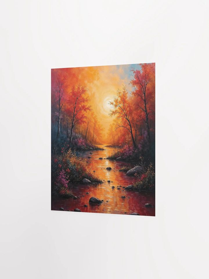 Golden Hour River Matte Poster product image (25)