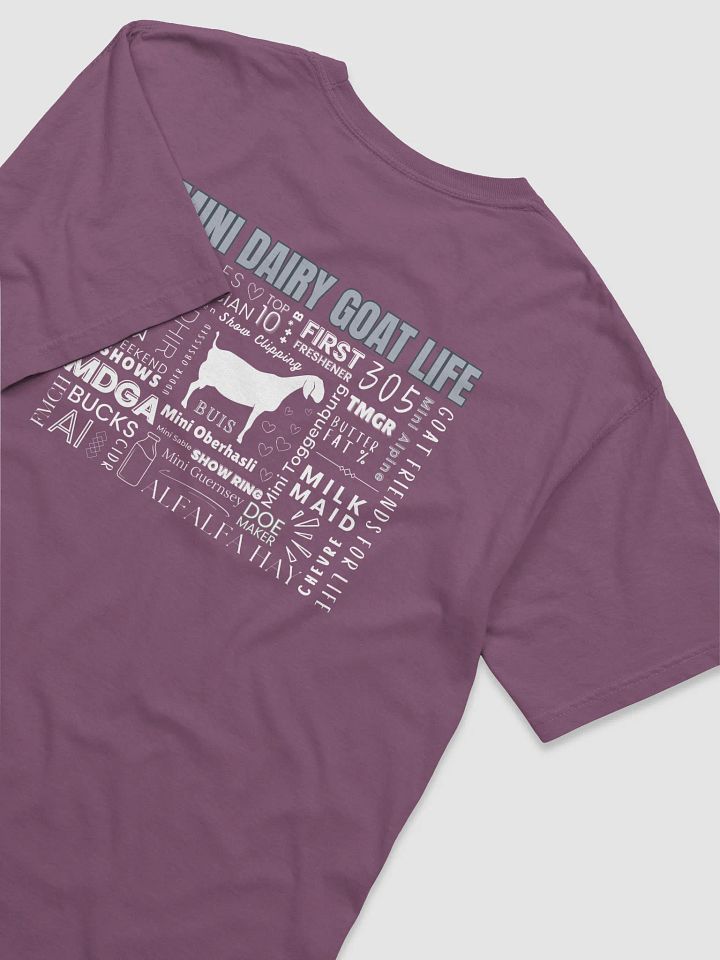 Mini Dairy Goat Life TMM Shirt Mini Nubian- 100% Cotton product image (1)