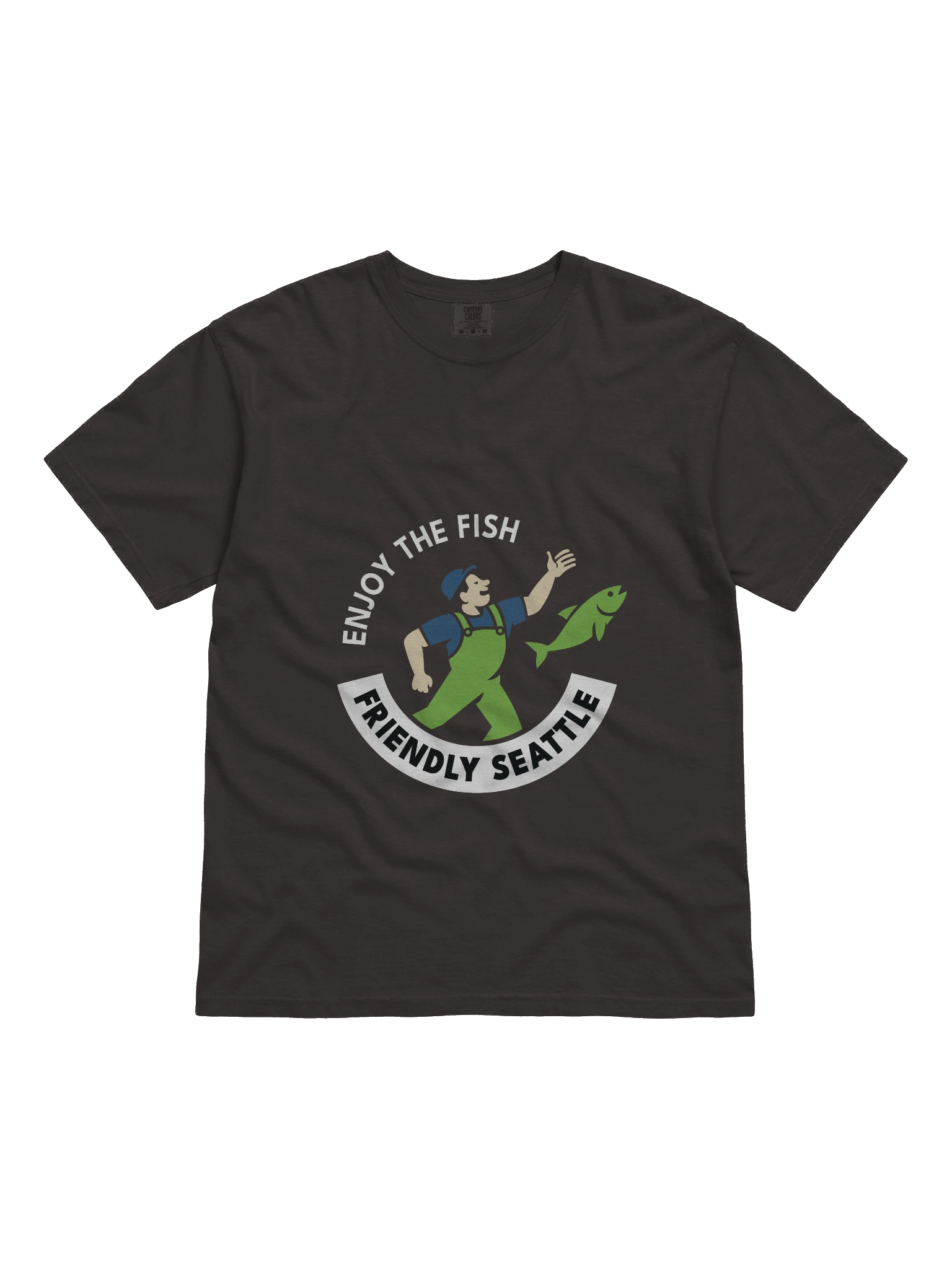 Logo Black/Grey Heavy Cotton Tee product image (21)