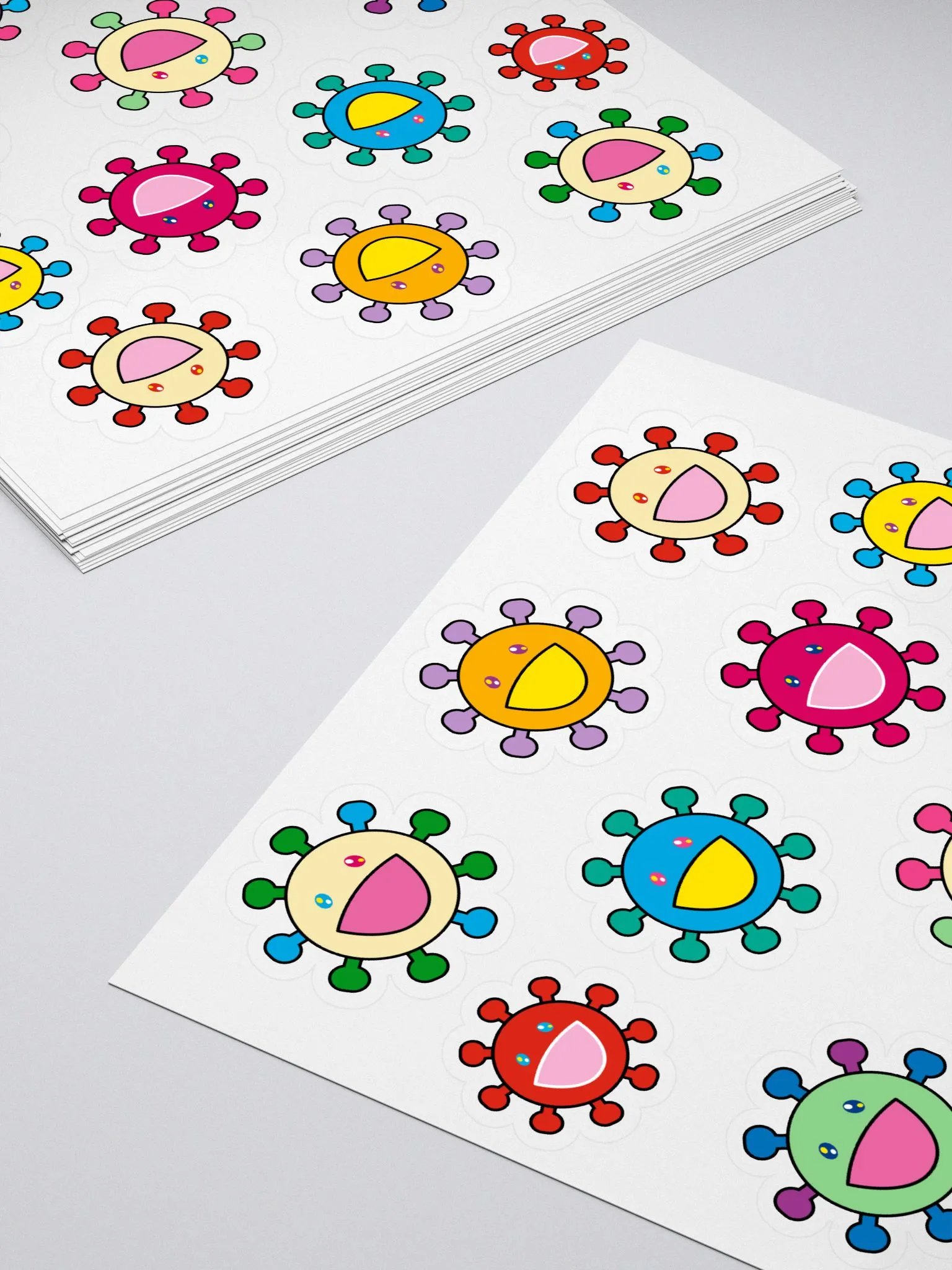 Corona-Chan Sticker Sheet product image (4)