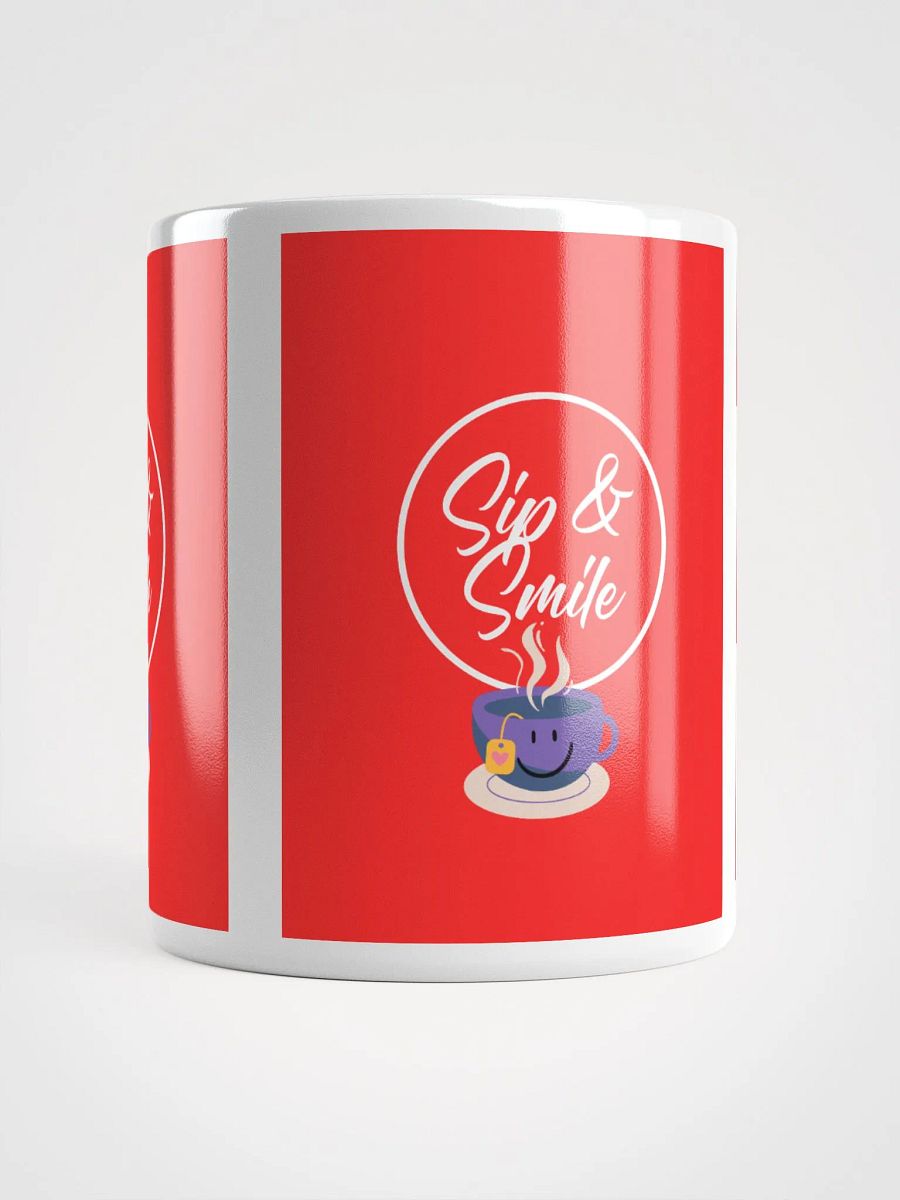 Sip & Smile White Glossy Mug product image (13)
