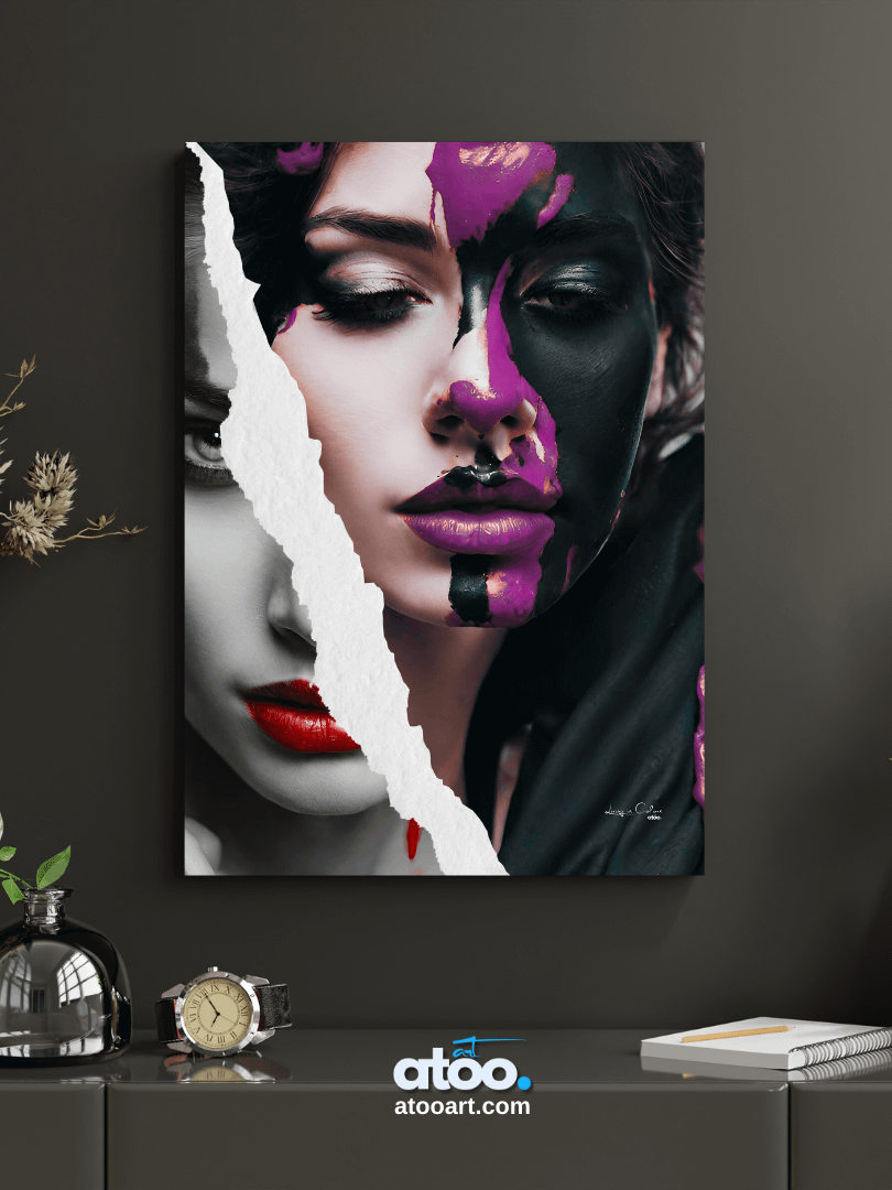Living in Colors | Purple, red and beyond... | Collage Wall Art product image (3)