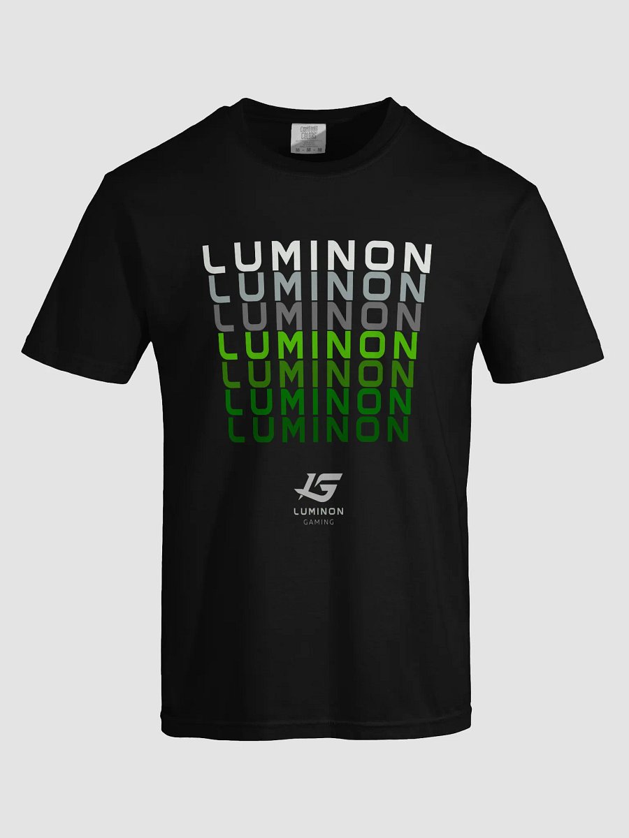 Luminon Gaming "Stacked" Logo Tee - Black product image (5)