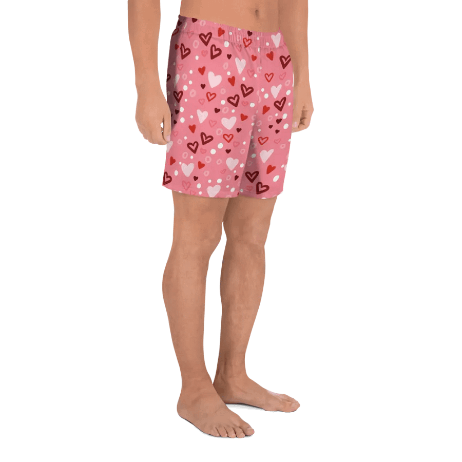 Heart Print Men's Shorts product image (3)