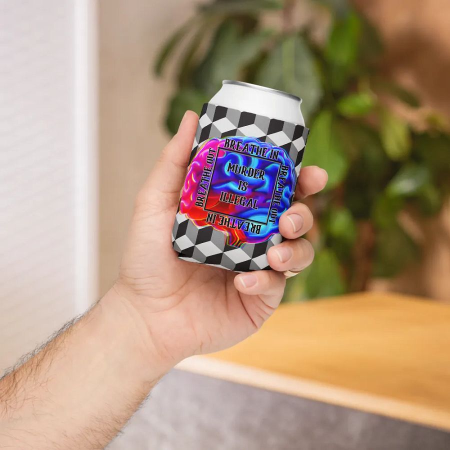 Mindful Can Cooler: Murder Is Illegal Edition product image (6)