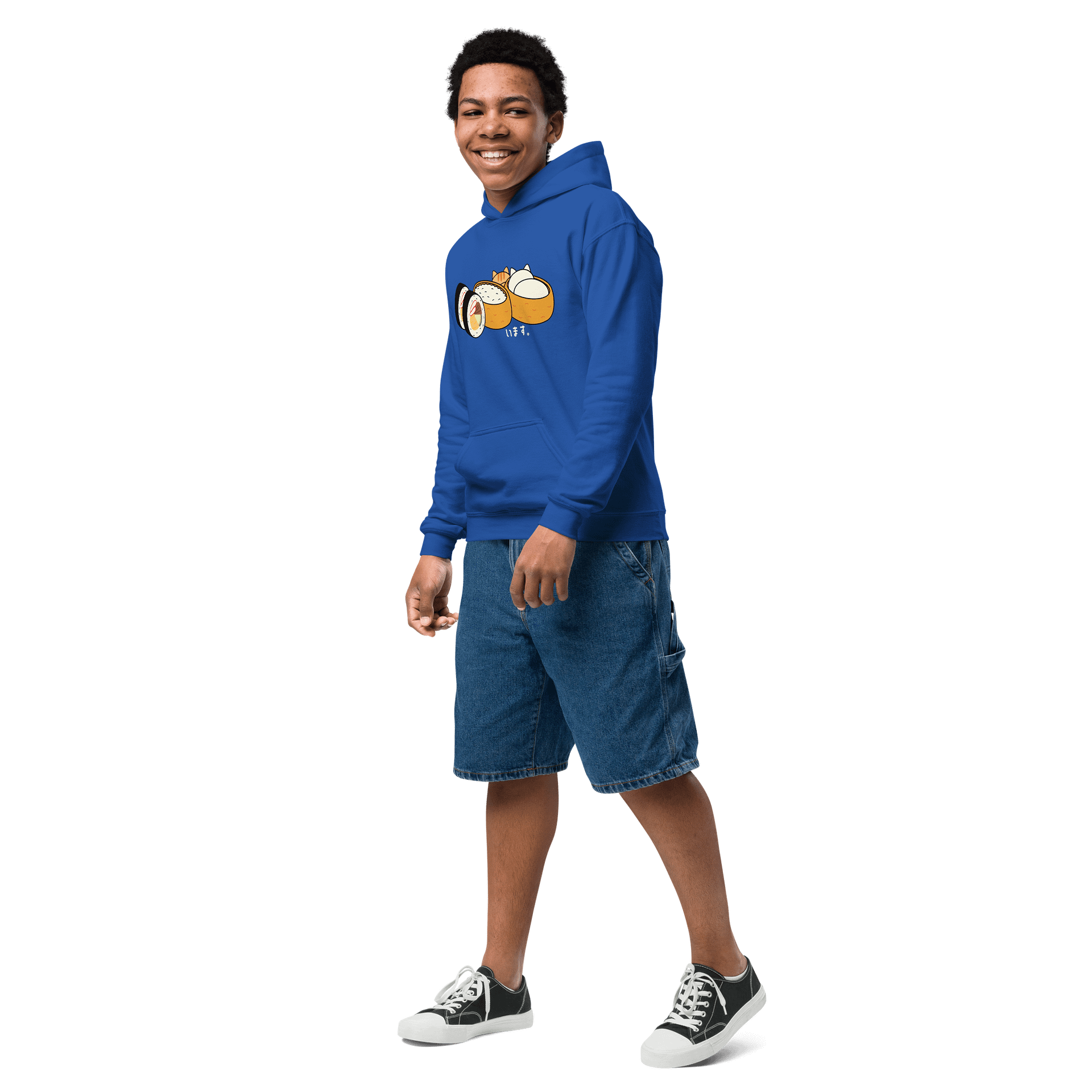 Inari Sushi and Futomaki Cat - Unisex Youth Hoodie product image (3)