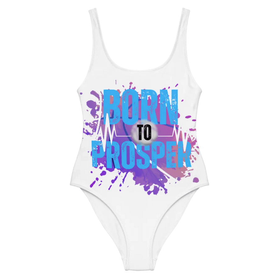 Born to Prosper Low Back All-Over Swimsuit product image (6)