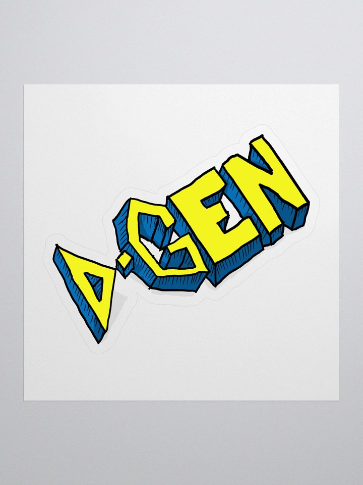 D-GEN sticker product image (1)