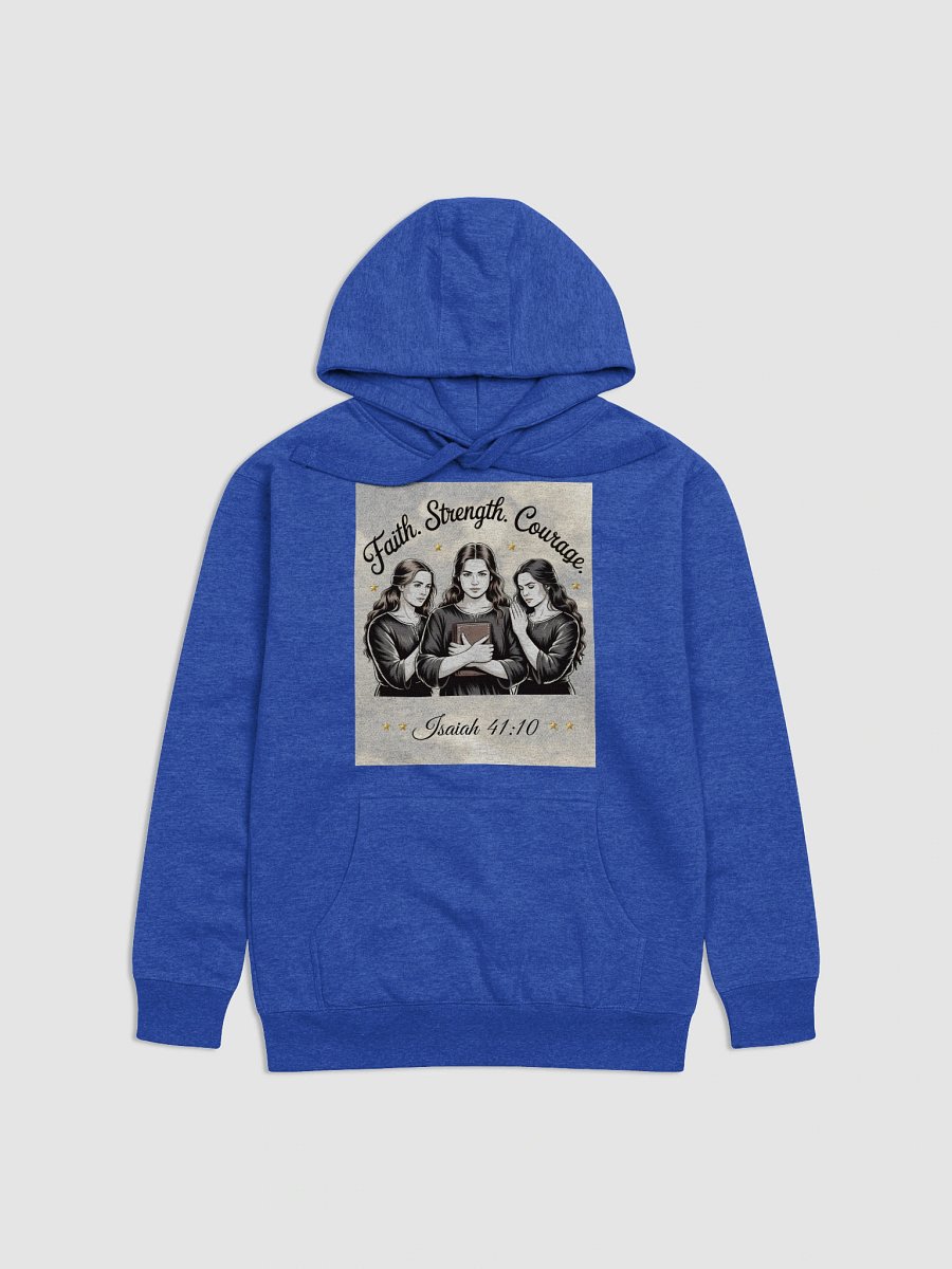 Faith Strength Courage Christin Heritage Hoodie product image (12)