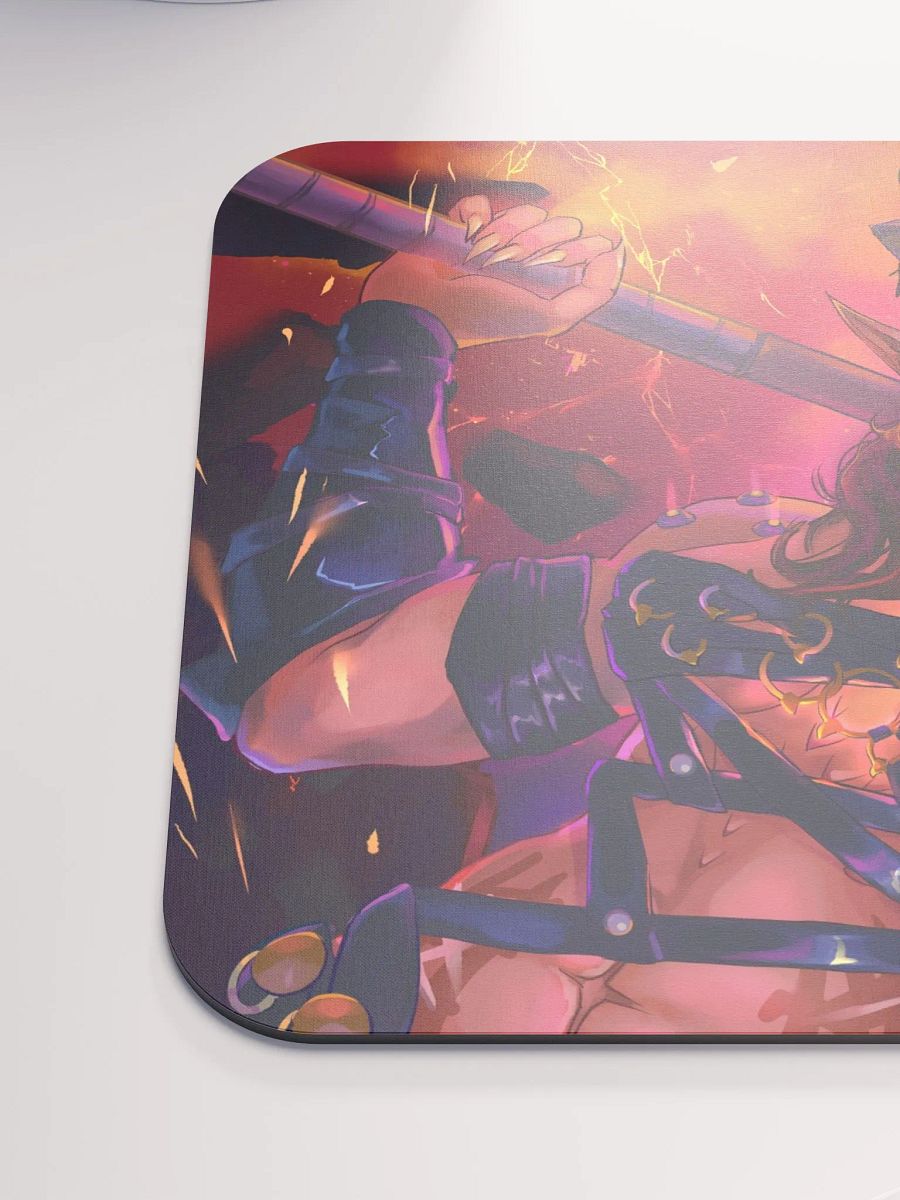 Fury of Avernus - Tiefling Barbarian Video Game Mouse Pad - Art by CosmicChroma product image (6)