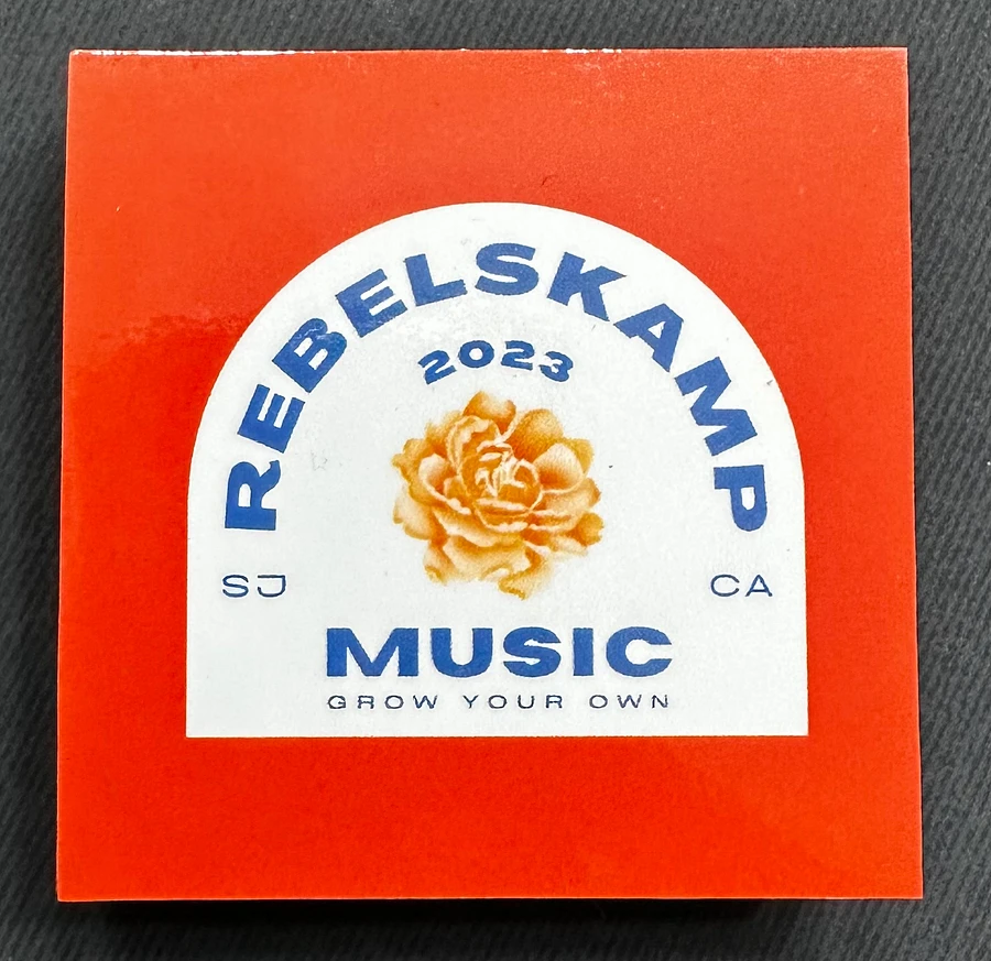 Rebelskamp Sticker Orange Flower Logo product image (2)
