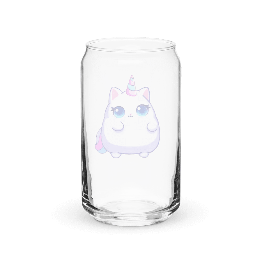 Unicorn Kitty Can-Shaped Glass product image (9)