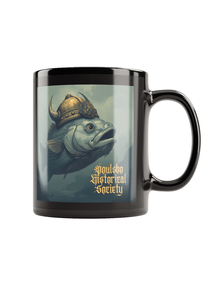 Viking Fish Black Glossy Mug product image (1)