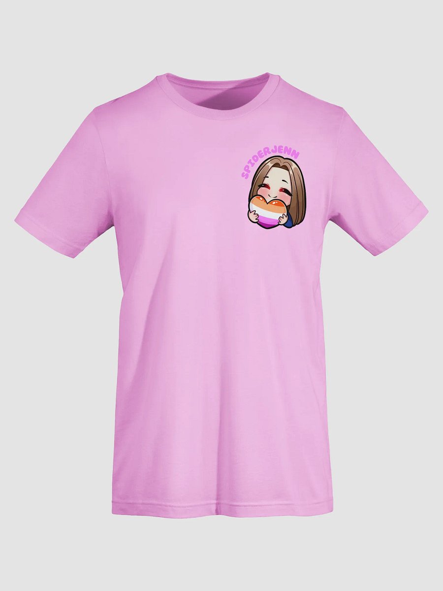 SpiderJenn Lesbian Heart Tshirt product image (43)