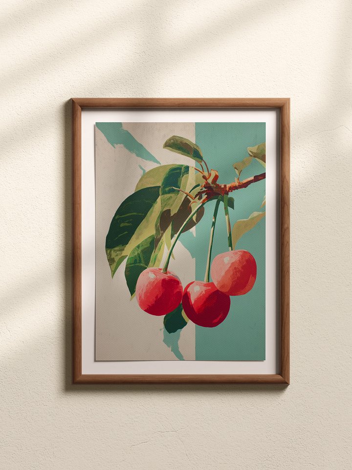 Vintage Italian Poster Art - CHERRY product image (1)