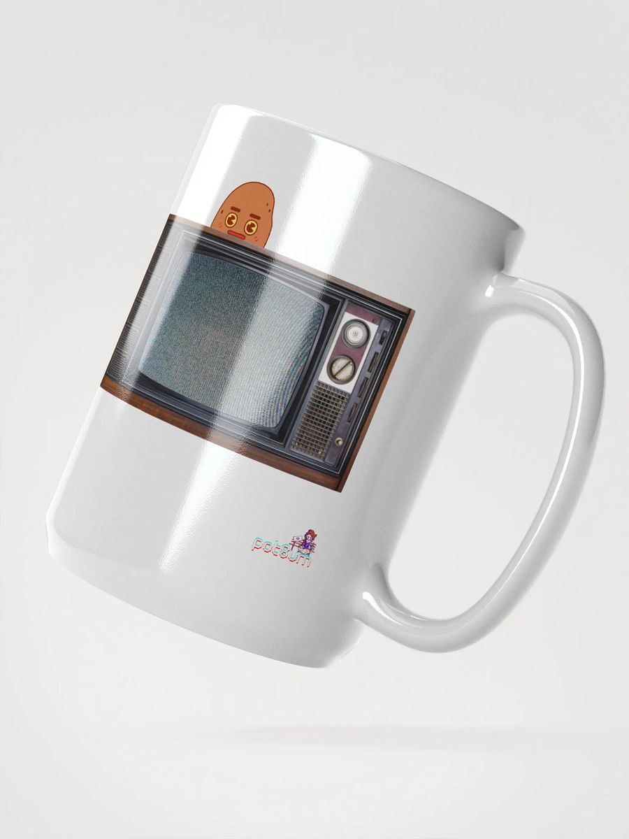 TATERVISION white glossy mug product image (3)