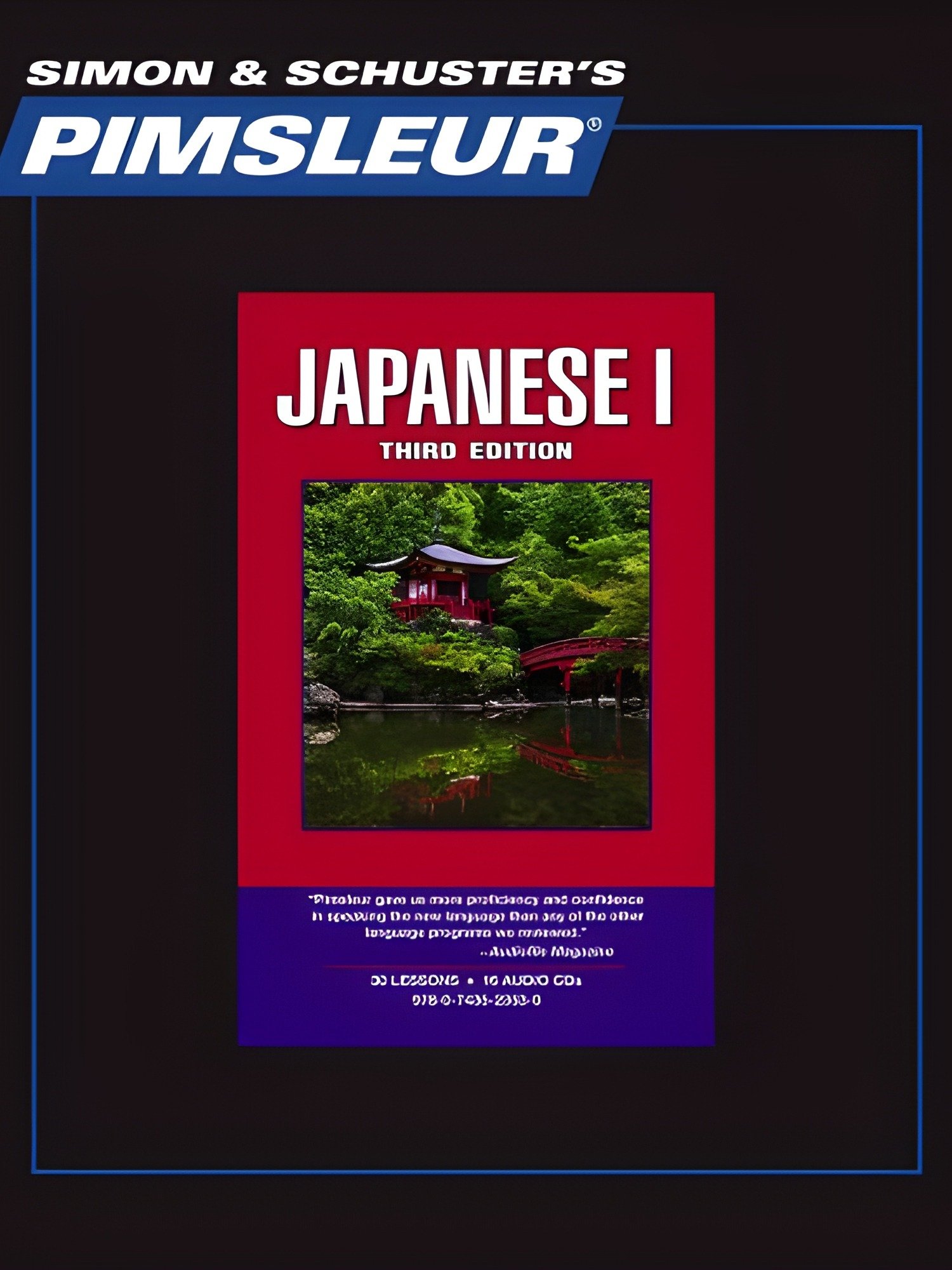 Japanese I, Comprehensive: Learn to Speak and Understand Japanese with Pimsleur Language Programs product image (1)