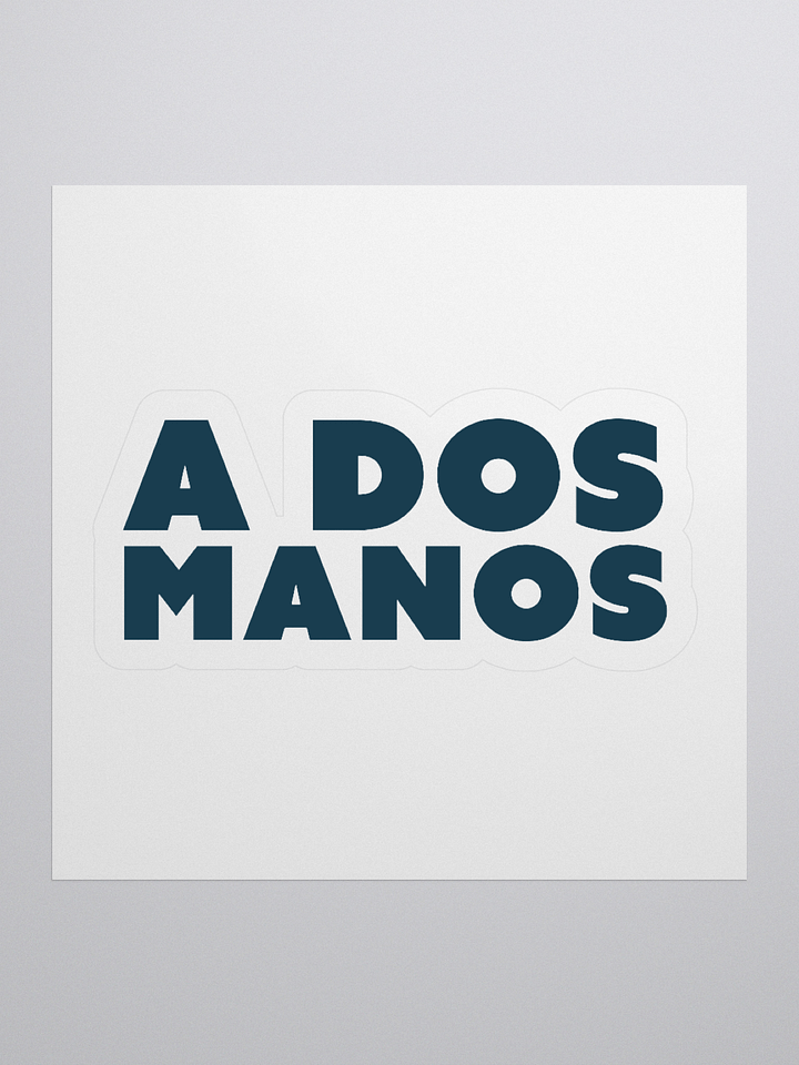 A dos manos sticker product image (1)