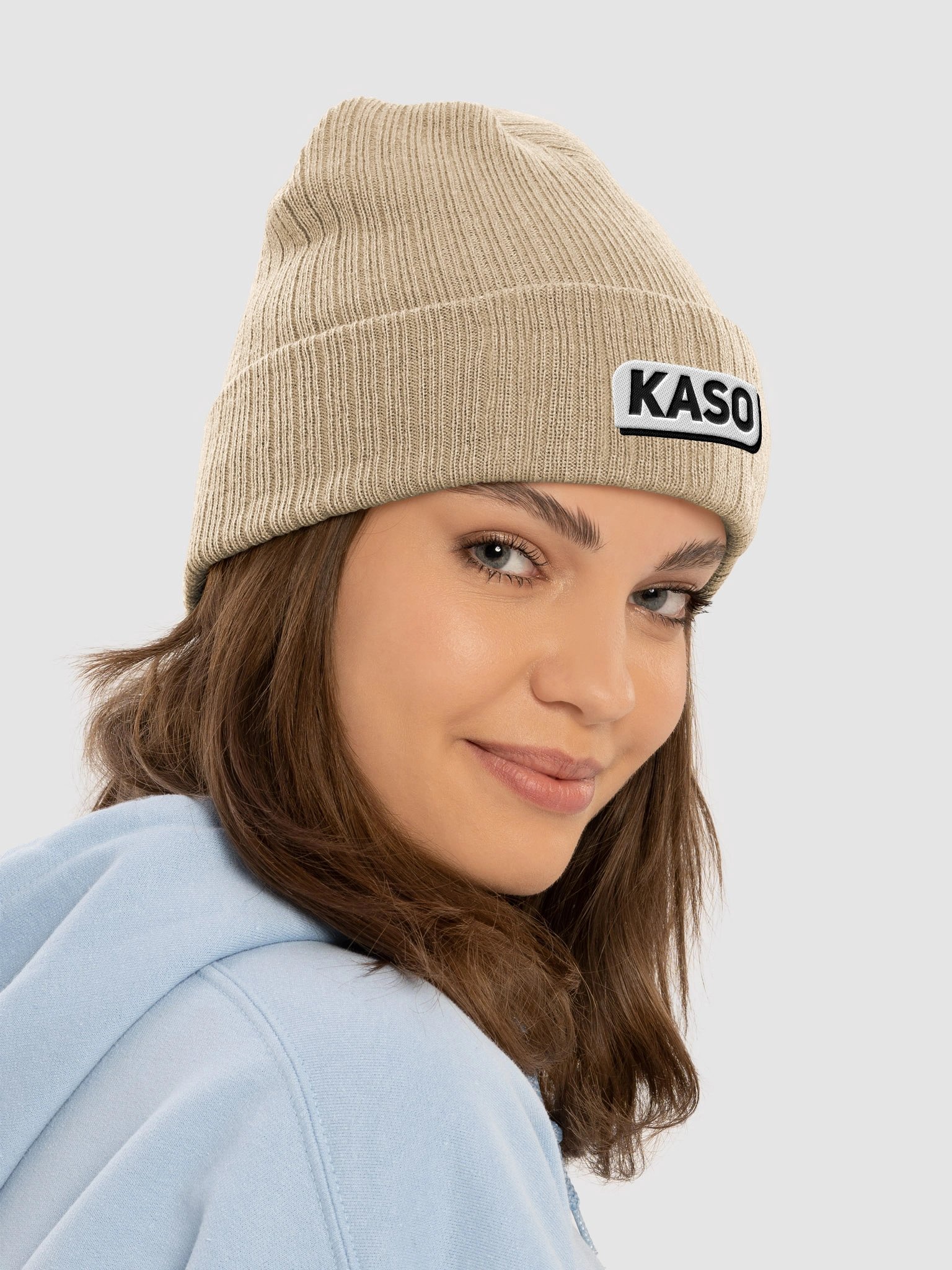 KASO Classic Atlantis Ribbed Knit Beanie product image (6)