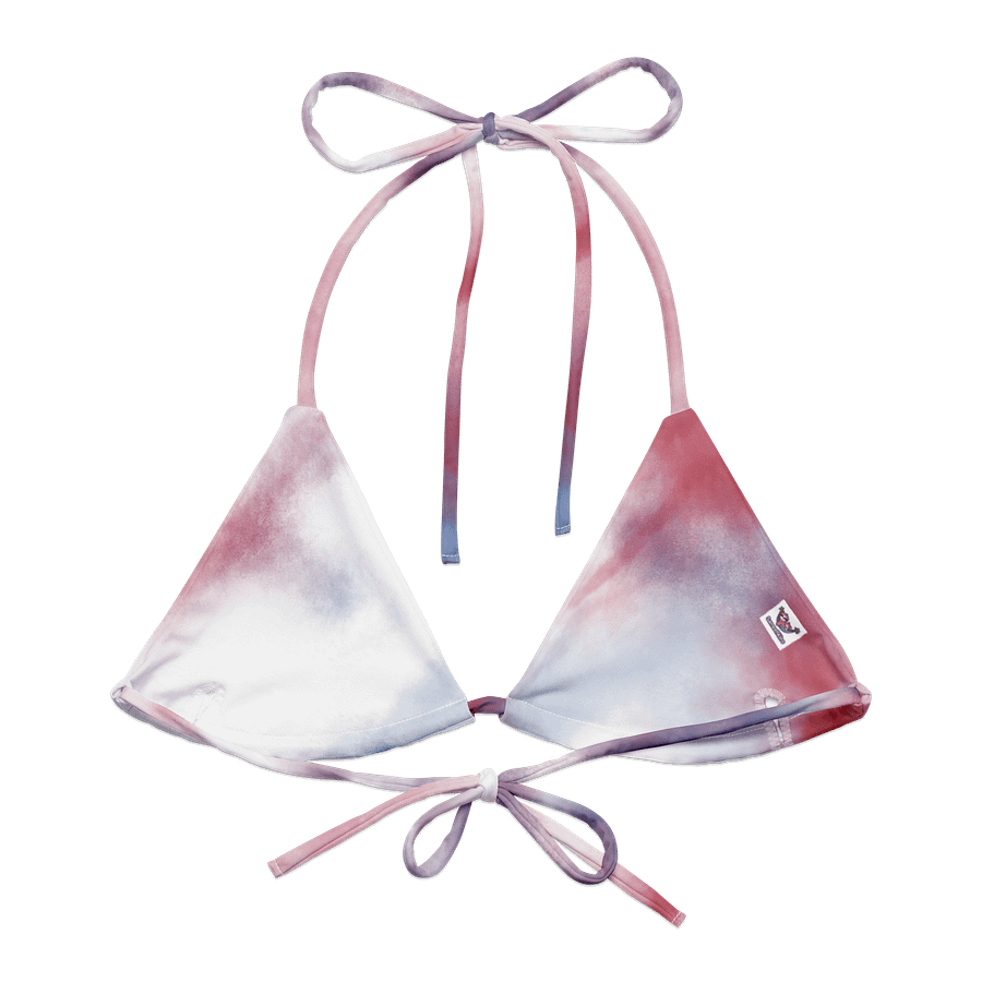 Ripple Effect Recycled Bikini Top product image (1)