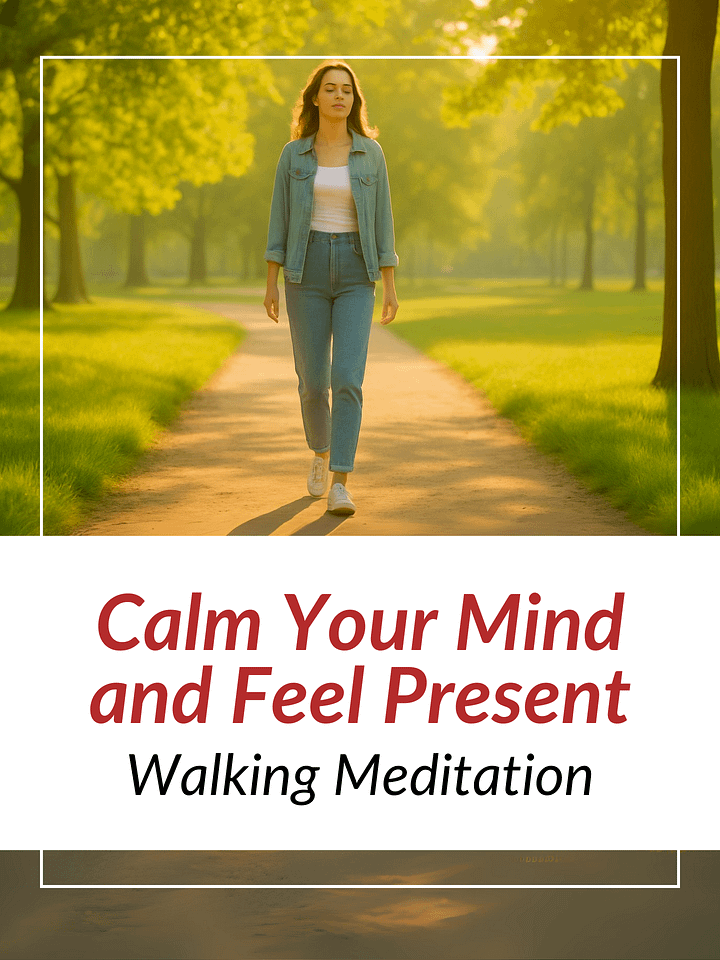 12-Minute Mindful Walking Meditation to Calm Your Mind & Feel Present product image (1)