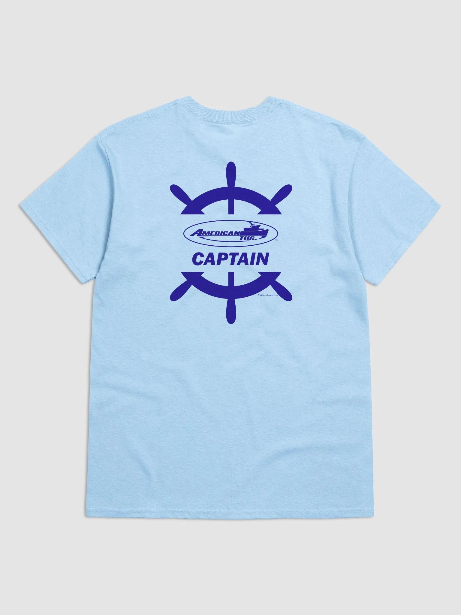 American Tug Captain - T-Shirt - Light Shirt w/Blue Logo product image (4)