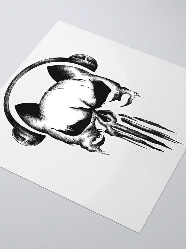 Skull Kitty Sticker product image (1)
