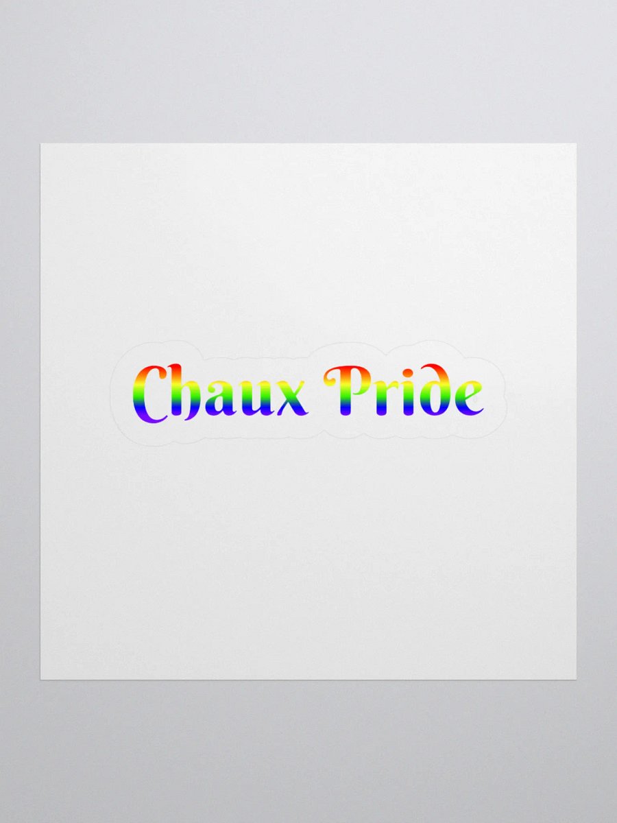 Chaux Pride Stickers Rainbow product image (1)