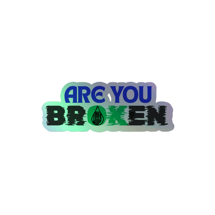 "Are You OK" LME Holographic Sticker product image (2)