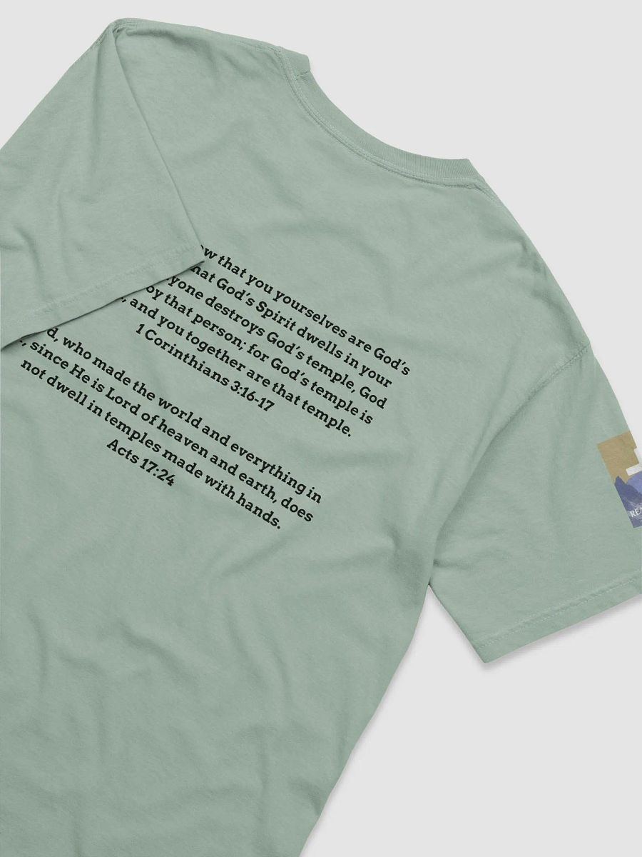 "Christians are the Temple" Short Sleeve product image (41)
