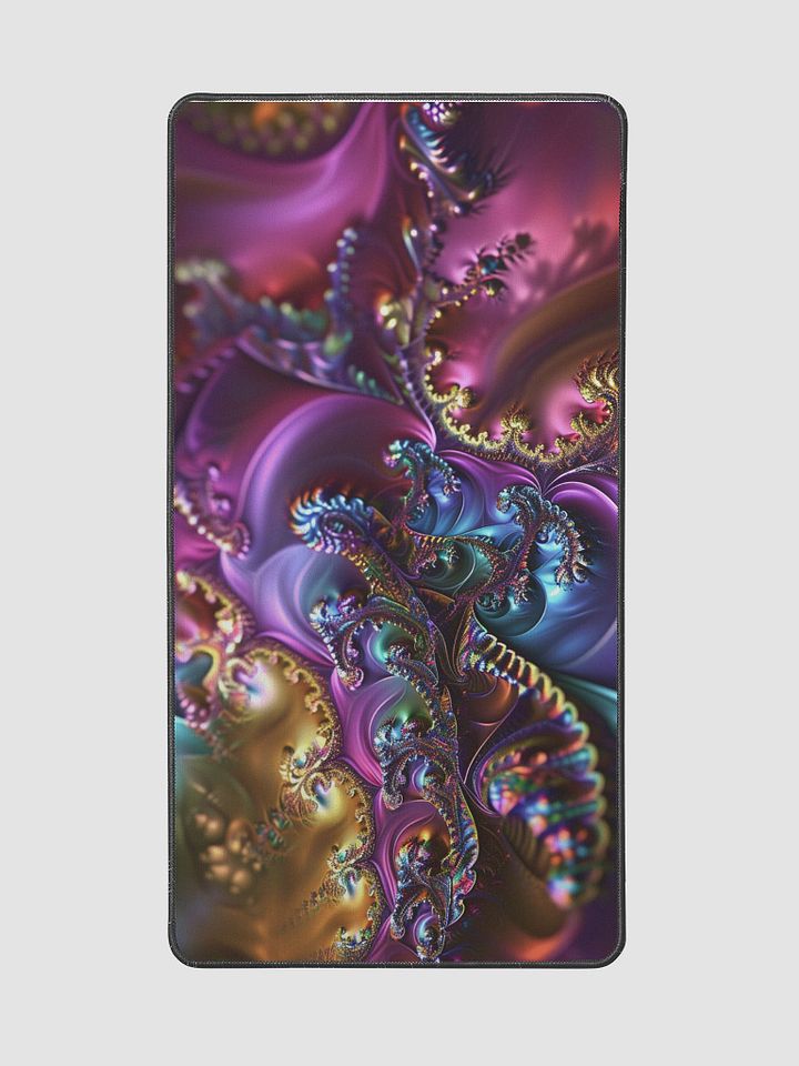 Jewel-Toned Fractal Desk Mat - Stunning & Functional product image (2)