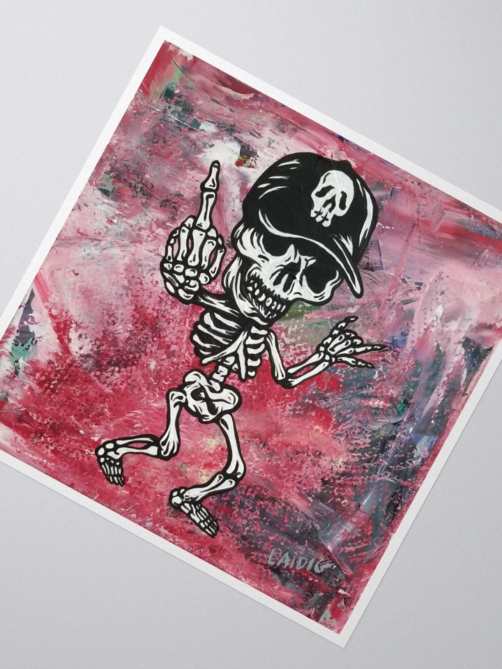 Mr. Bone Daddy Finger vinyl sticker product image (9)