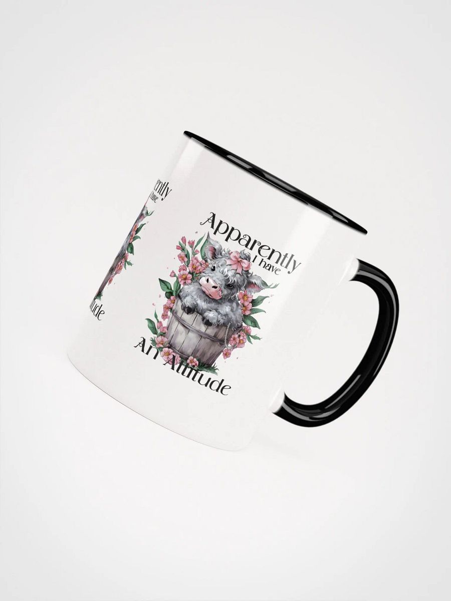 Apparently I Have an Attitude Coffee Mug – Funny Sassy Heifer Cow Design – Humorous Animal Lover Gift product image (7)