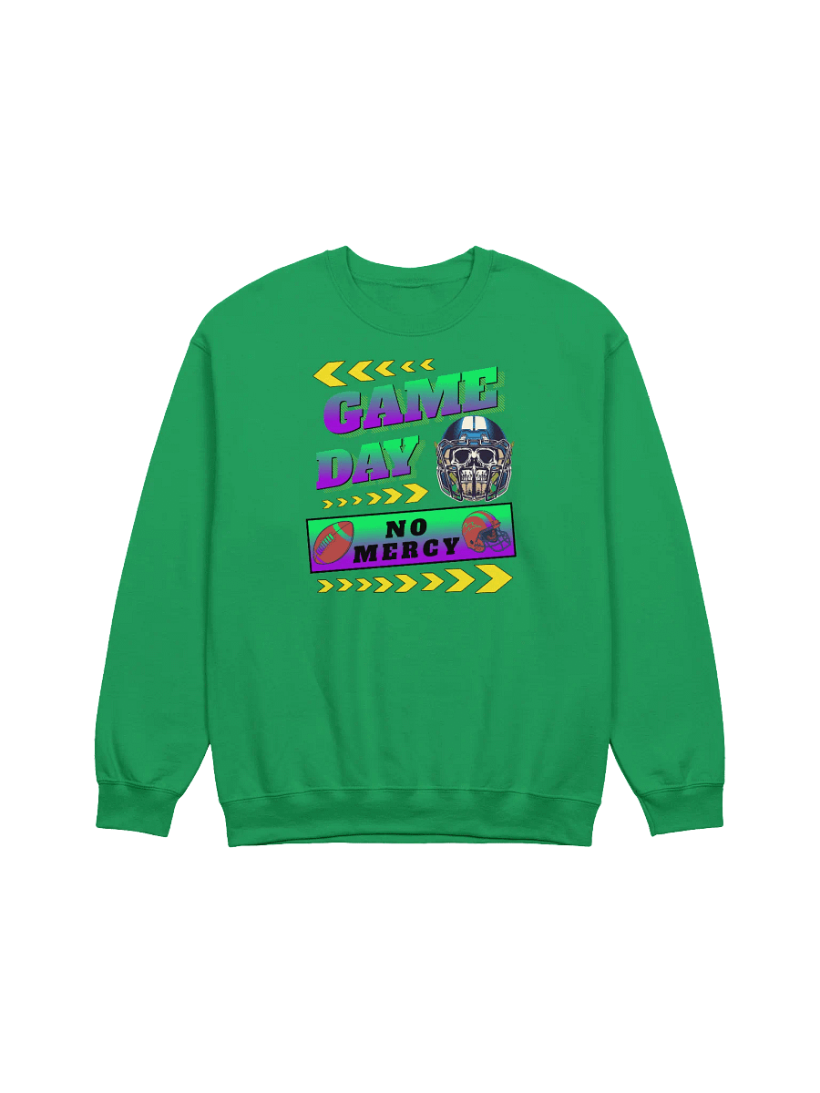 Game Day No Mercy Football Skull Spectacle Sweatshirt product image (5)