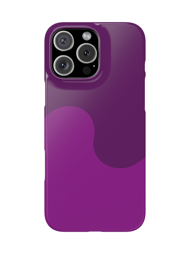 Purple Fume Minimal Wave iPhone Case product image (13)