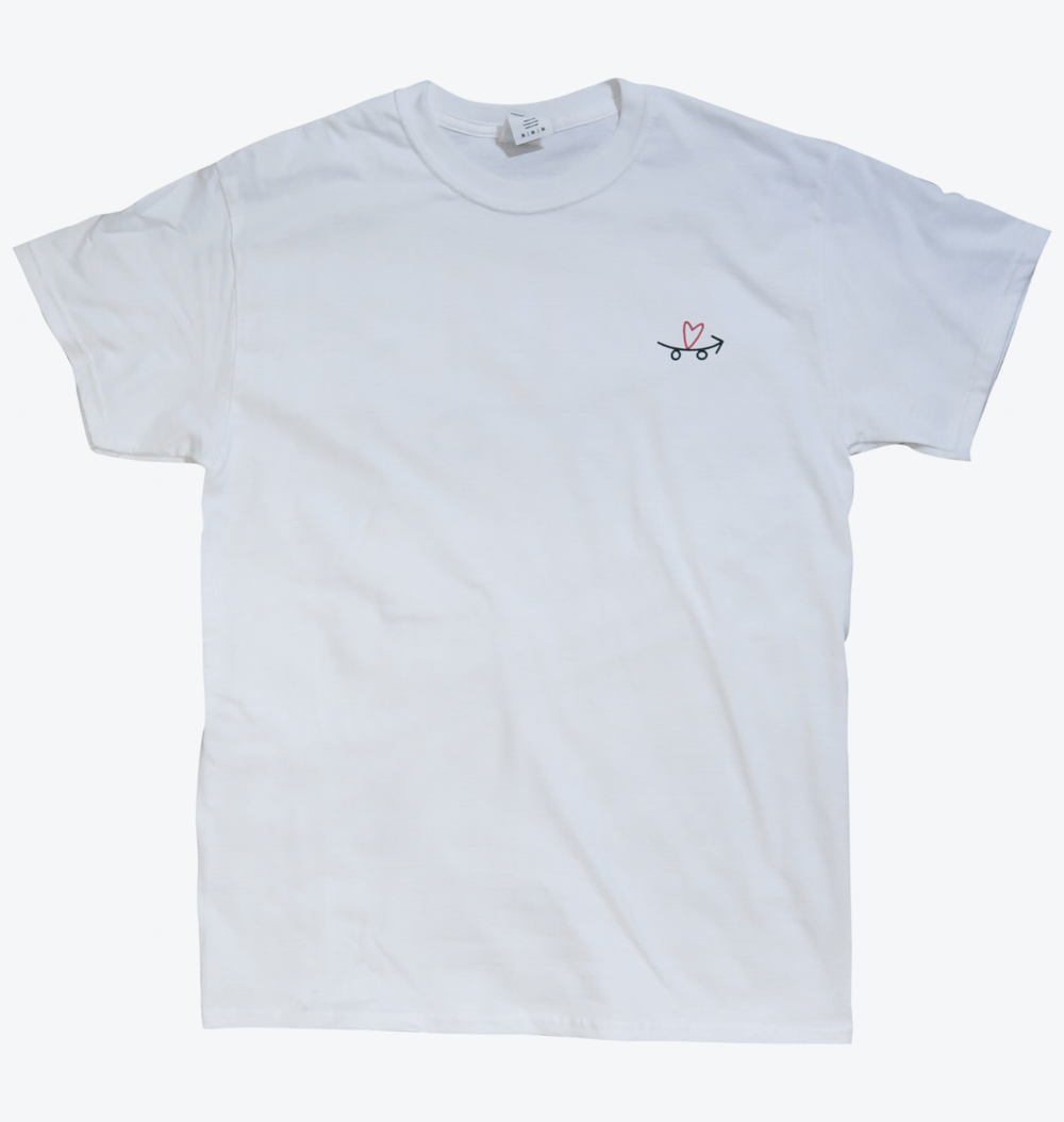 logo tee white product image (1)
