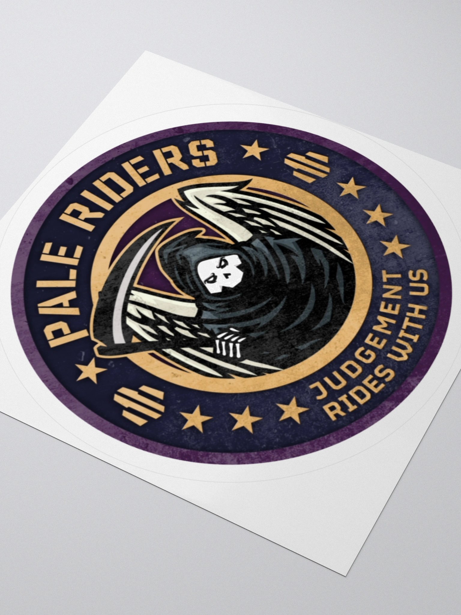 Pale Riders Textured Sticker product image (9)
