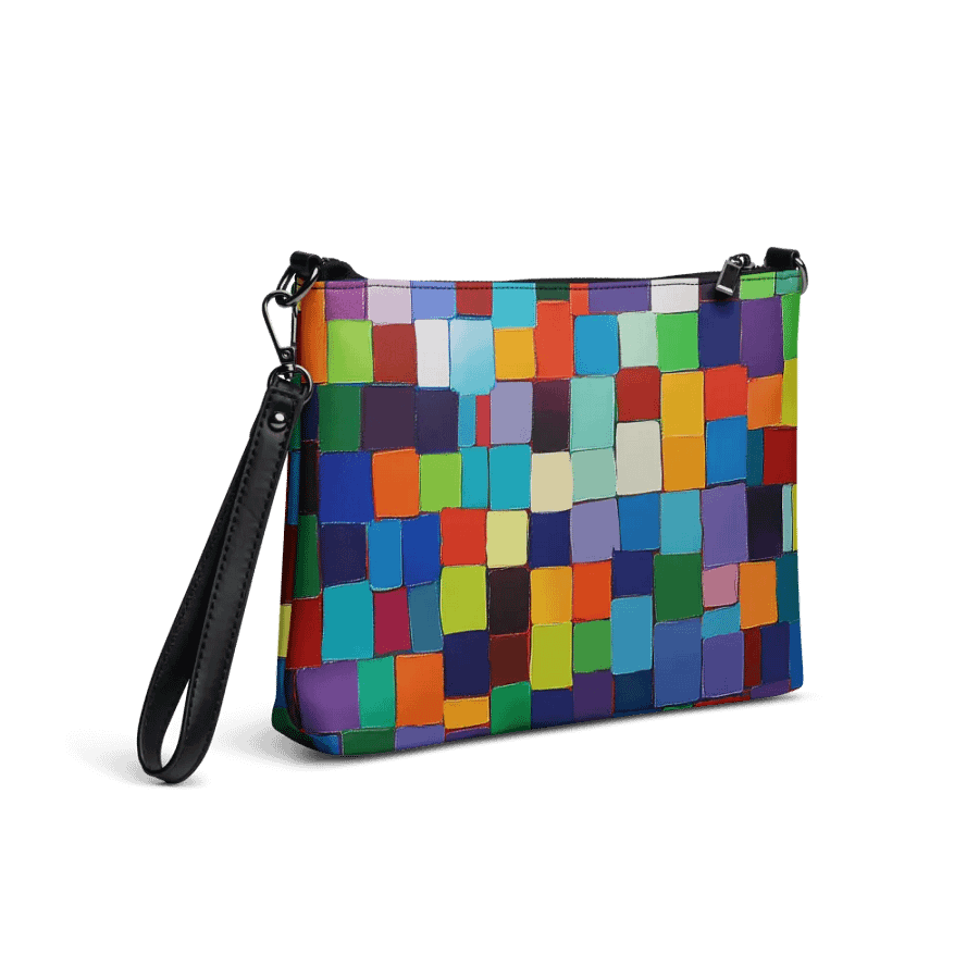 Chroma Grid Crossbody: Colorful Mosaic Bag product image (4)
